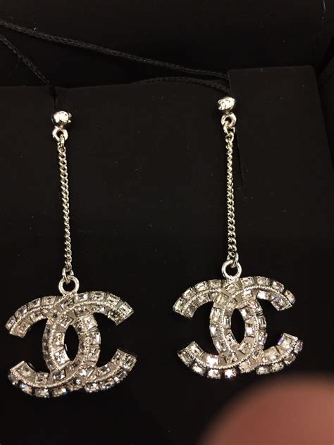 Chanel drop earrings karren brady